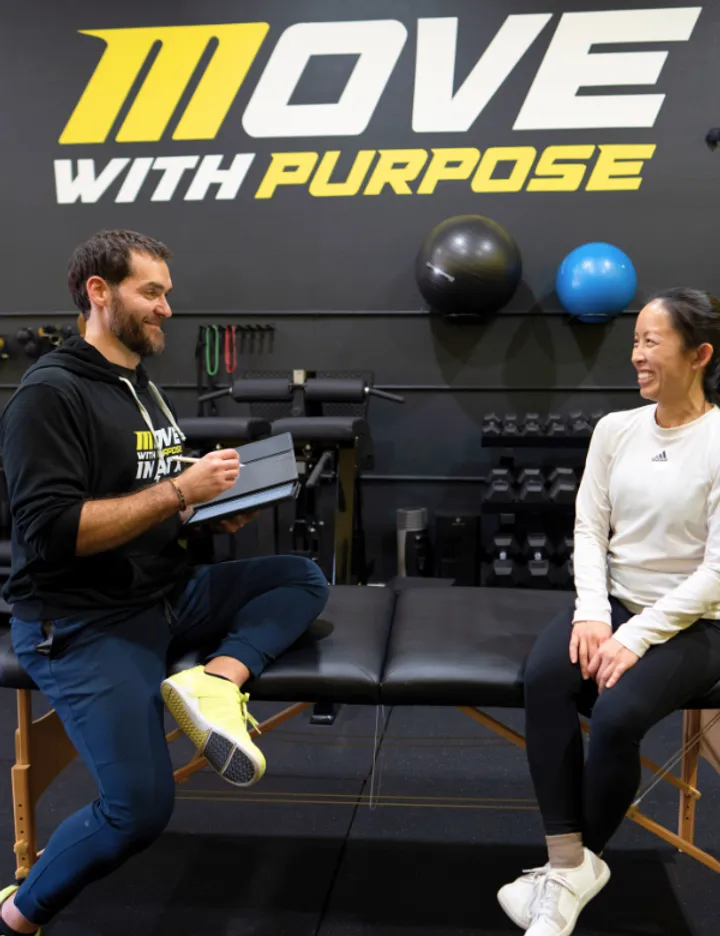 Movement assessment session at Motive Training