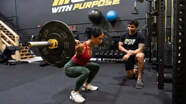 Personal training at Motive Training in South Austin